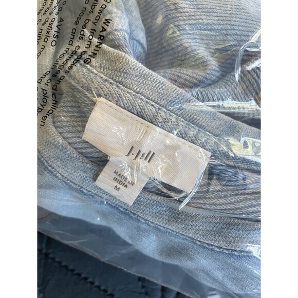 J. Jill Medium Women’s  Pullover Round‎ Neck Sweatshirt Top Long Sleeve Cotton - Picture 5 of 10